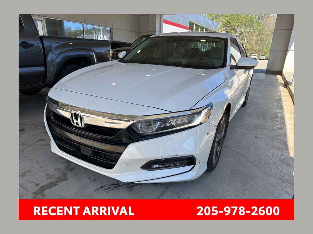 Platinum White Pearl 2018 Honda Accord 1.5T EX FWD Sedan Front-Wheel Drive Continuously Variable Transmission