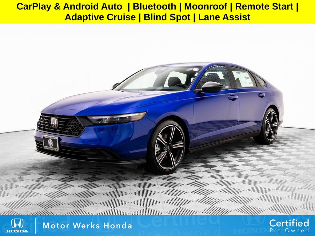 Still Night Pearl 2026 Honda Accord Hybrid Sedan Front-Wheel Drive Continuously Variable Transmission