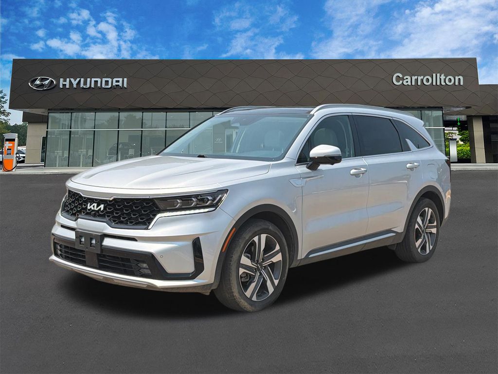 Silky Silver 2023 Kia Sorento Plug-In Hybrid SUV / Crossover All-Wheel Drive 6-Speed Automatic
