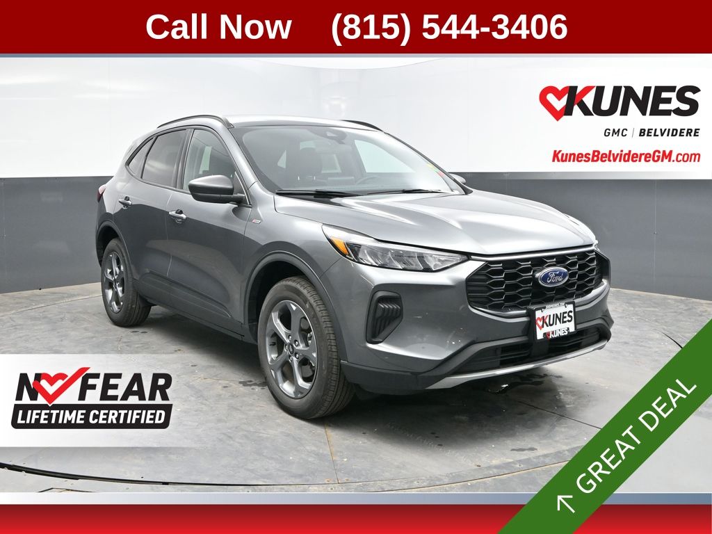 Gray Metallic 2025 Ford Escape SUV / Crossover All-Wheel Drive 8-Speed Automatic