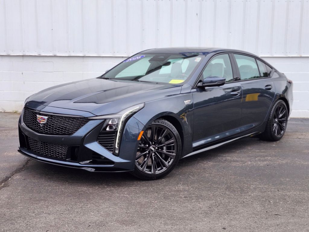 Blue 2026 Cadillac CT5-V Blackwing Sedan Rear-Wheel Drive 6-Speed Manual