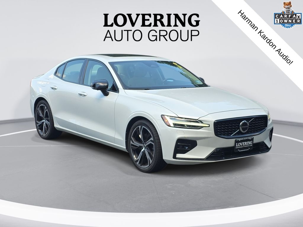 Crystal White 2023 Volvo S60 Sedan All-Wheel Drive Automatic