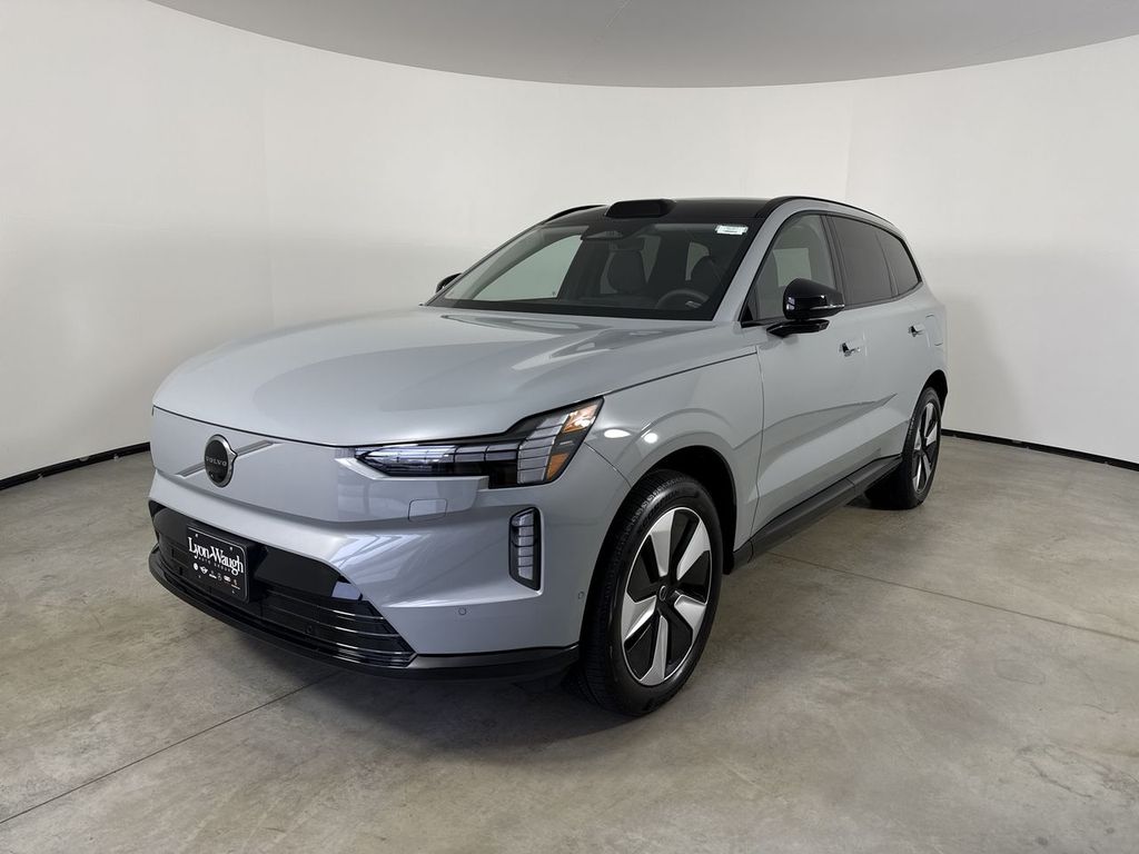 Gray Metallic 2025 Volvo EX90 Twin Plus 7-Passenger eAWD SUV / Crossover All-Wheel Drive 1-Speed Automatic