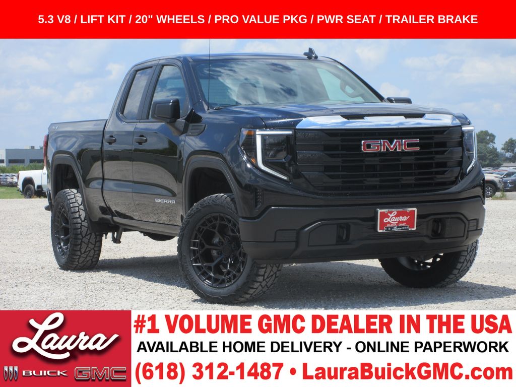 Onyx Black 2026 GMC Sierra 1500 Pickup Truck Four-Wheel Drive Automatic