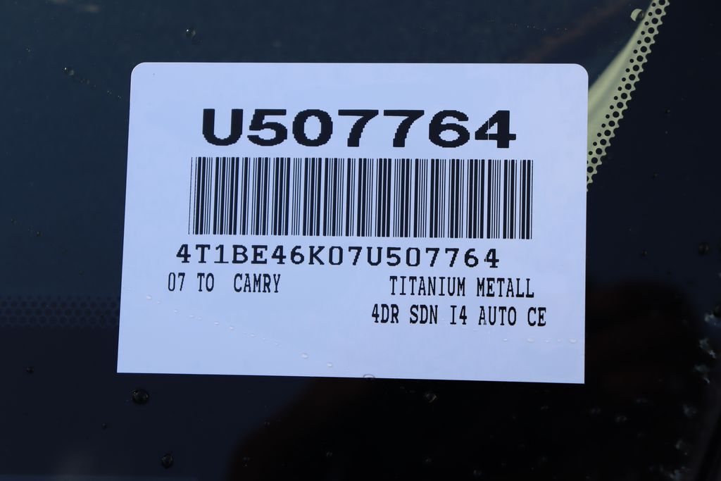 2007 Toyota Camry Base 7