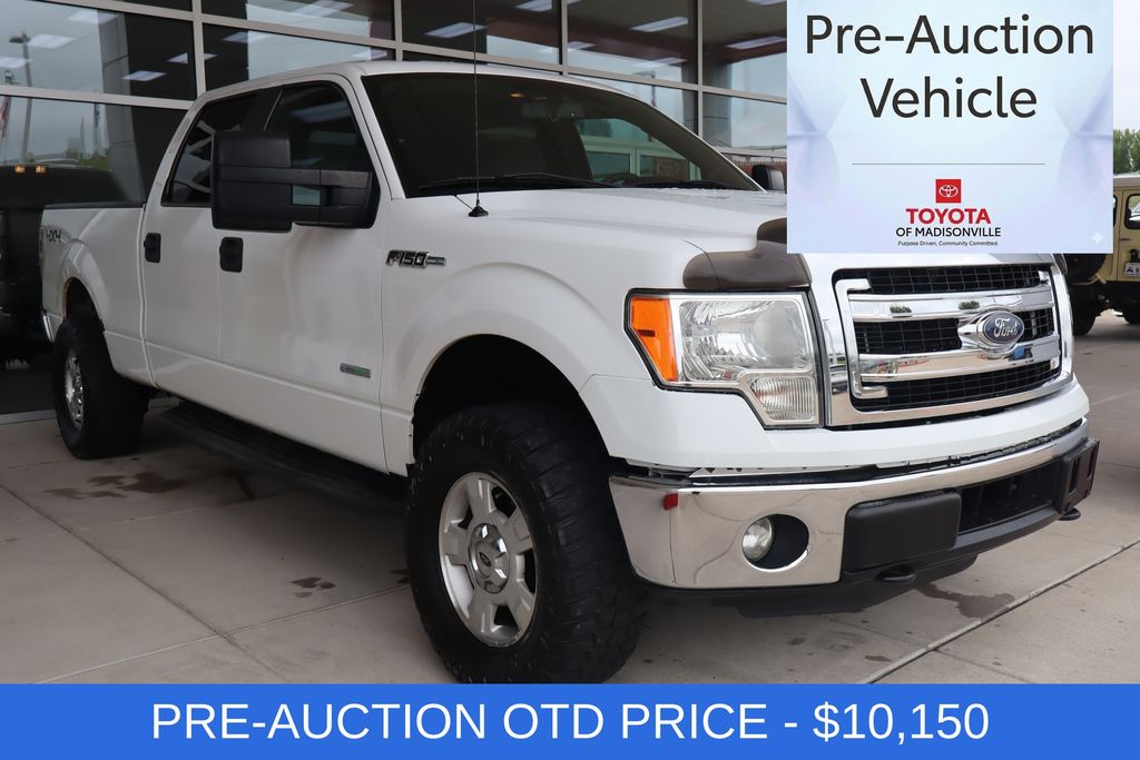 White 2014 Ford F-150 Pickup Truck Four-Wheel Drive 6-Speed Automatic