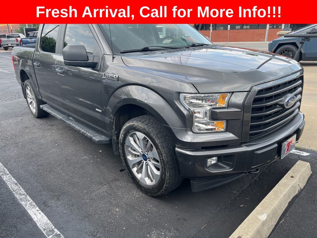 Gray (Magnetic) 2017 Ford F-150 XL SuperCrew 4WD Pickup Truck Four-Wheel Drive 6-Speed Automatic