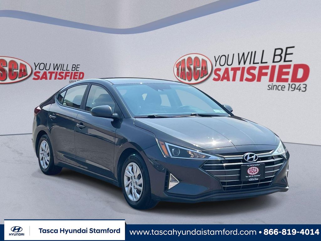 Portofino Gray 2020 Hyundai Elantra Sedan Front-Wheel Drive Continuously Variable Transmission