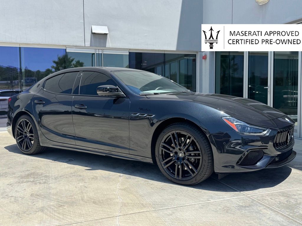 Nero Noctis Black 2023 Maserati Ghibli Modena RWD Sedan Rear-Wheel Drive 8-Speed Automatic