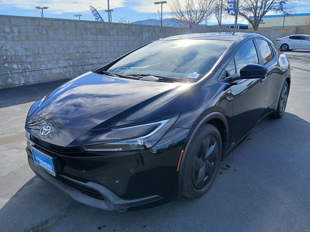 Midnight Black Metallic 2023 Toyota Prius LE AWD Hatchback All-Wheel Drive Continuously Variable Transmission