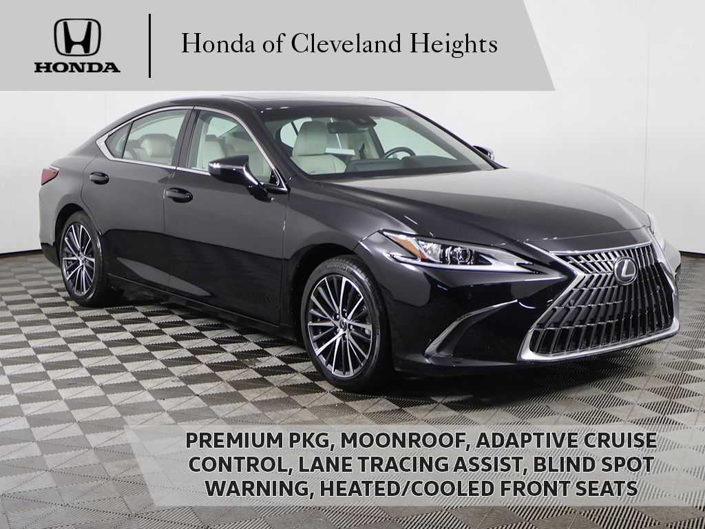 Black (Obsidian) 2024 Lexus ES Sedan Front-Wheel Drive 8-Speed Automatic