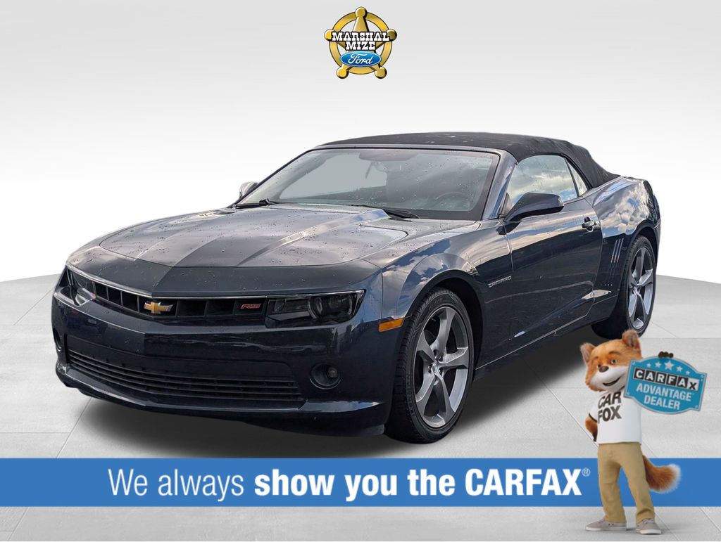Blue Ray Metallic 2014 Chevrolet Camaro Convertible Rear-Wheel Drive 6-Speed Automatic