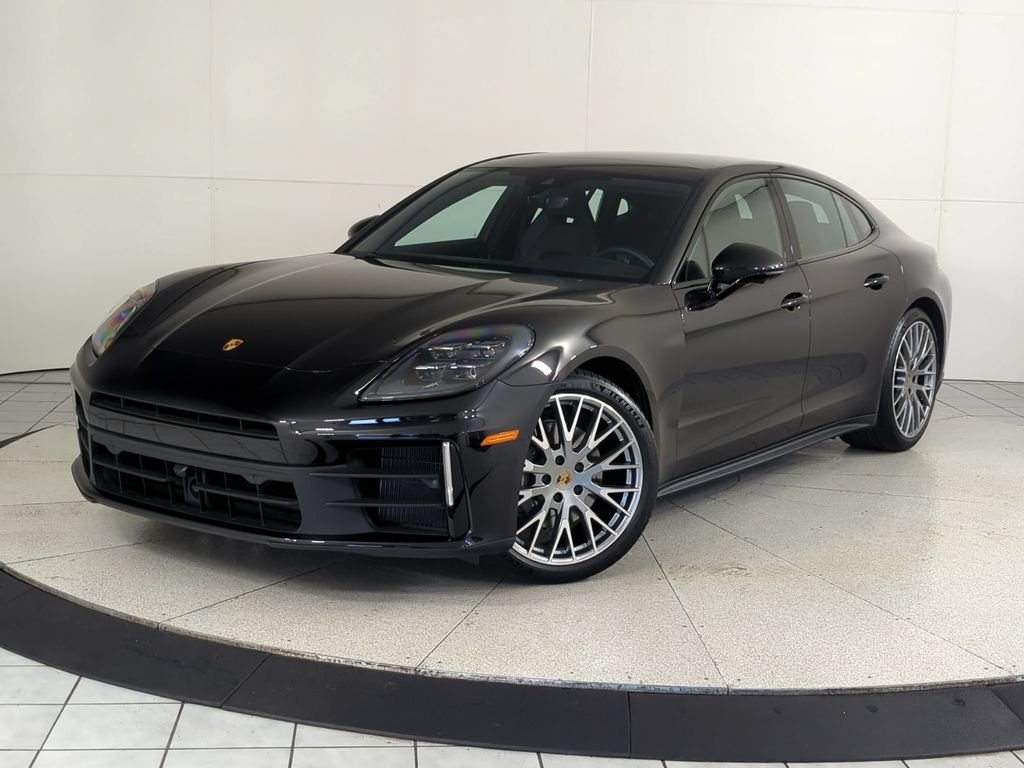Jet Black Metallic 2024 Porsche Panamera Sedan All-Wheel Drive 8-Speed Automatic