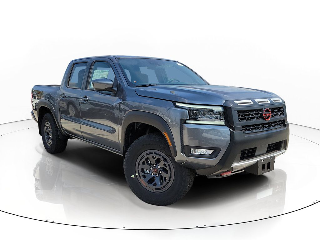 Gray (Gun Metallic) 2026 Nissan Frontier Pickup Truck Four-Wheel Drive 9-Speed Automatic Overdrive