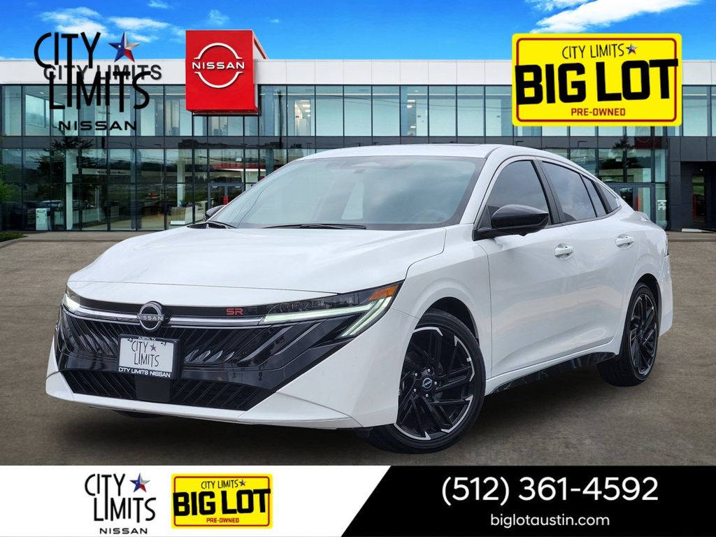 Aspen White Tricoat 2026 Nissan Sentra Sedan Front-Wheel Drive Continuously Variable Transmission