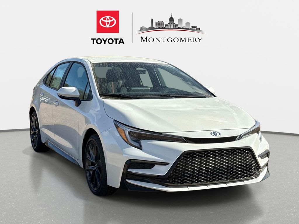 White (Wind Chill Pearl) 2026 Toyota Corolla SE FWD Sedan Front-Wheel Drive Continuously Variable Transmission