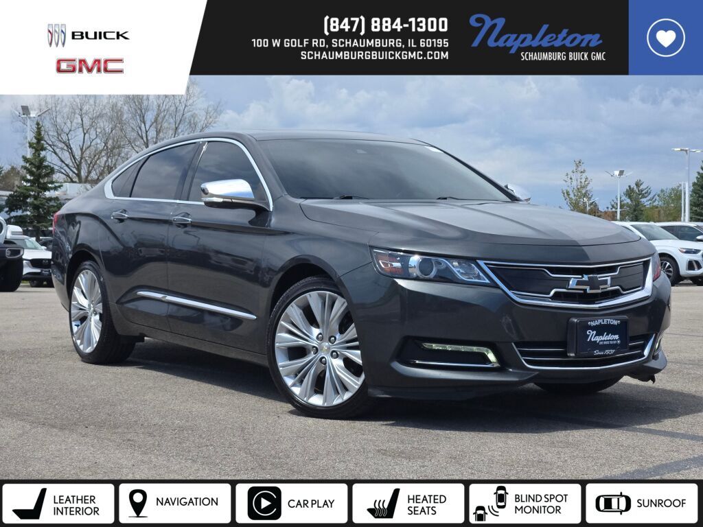 Nightfall Gray Metallic 2018 Chevrolet Impala Premier FWD Sedan Front-Wheel Drive 6-Speed Automatic Overdrive
