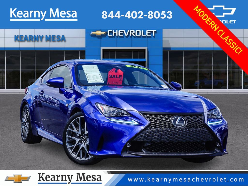 Ultrasonic Blue Mica 2.0 2015 Lexus RC 350 RWD Coupe Rear-Wheel Drive 8-Speed Automatic