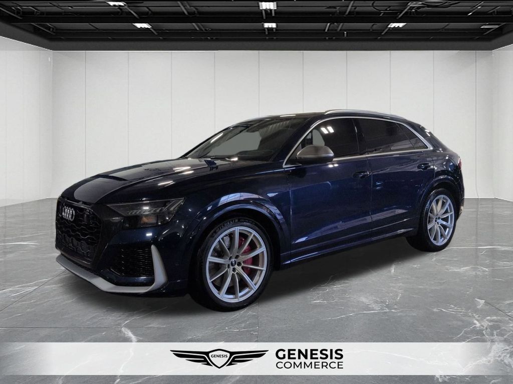 Navarra Blue Metallic 2021 Audi RS Q8 4.0T quattro AWD SUV / Crossover All-Wheel Drive 8-Speed Automatic