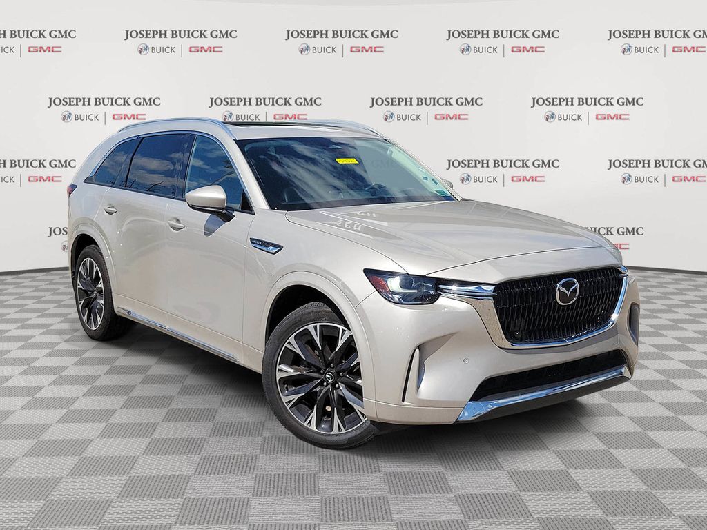 Gray (Platinum) 2024 Mazda CX-90 3.3 Turbo S AWD SUV / Crossover All-Wheel Drive 8-Speed Automatic
