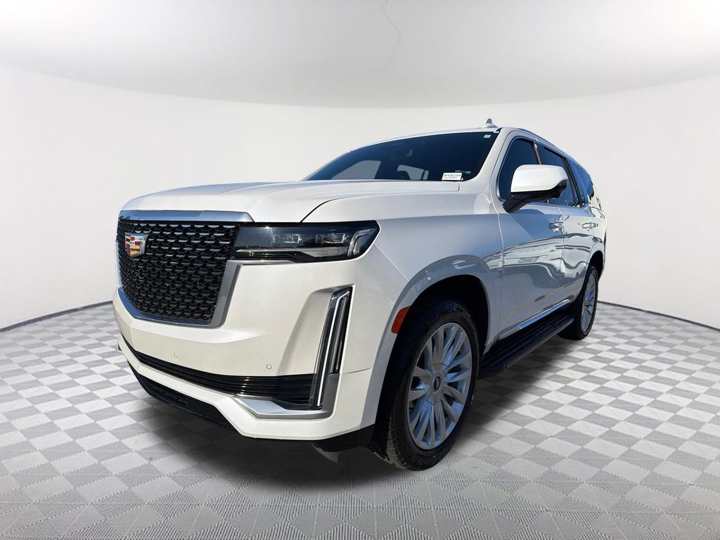 Crystal White Tricoat 2024 Cadillac Escalade Luxury RWD SUV / Crossover Rear-Wheel Drive Automatic