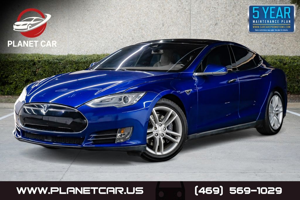 Deep Blue Metallic 2016 Tesla Model S 70 RWD Sedan Rear-Wheel Drive 1-Speed Automatic