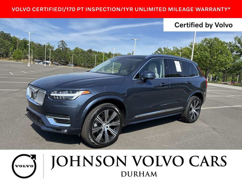 Denim Blue Metallic 2023 Volvo XC90 B6 Ultimate Bright Theme 6-Passenger AWD SUV / Crossover All-Wheel Drive Automatic