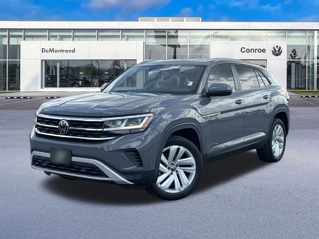 2021 Volkswagen Atlas Cross Sport 2.0T SE w/Technology Gray at DeMontrond Automotive Group
