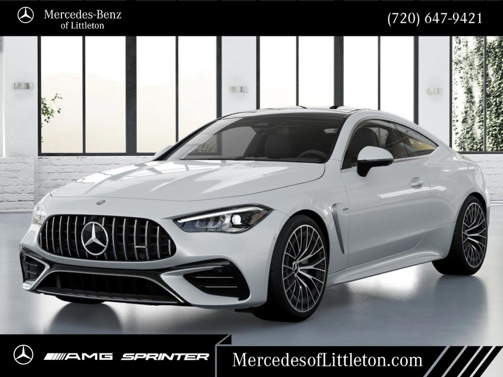 MANUFAKTUR Moonlight White Metallic 2026 Mercedes-Benz CLE AMG CLE 53 4MATIC Coupe All-Wheel Drive 9-Speed Automatic