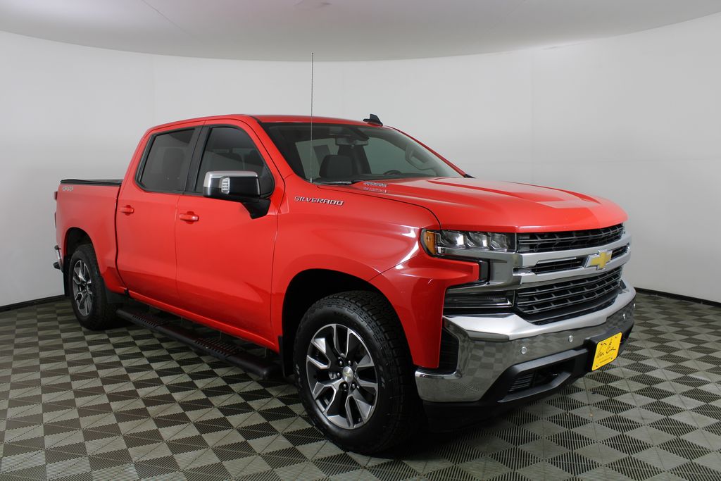 Red Hot 2021 Chevrolet Silverado 1500 Pickup Truck Four-Wheel Drive Automatic