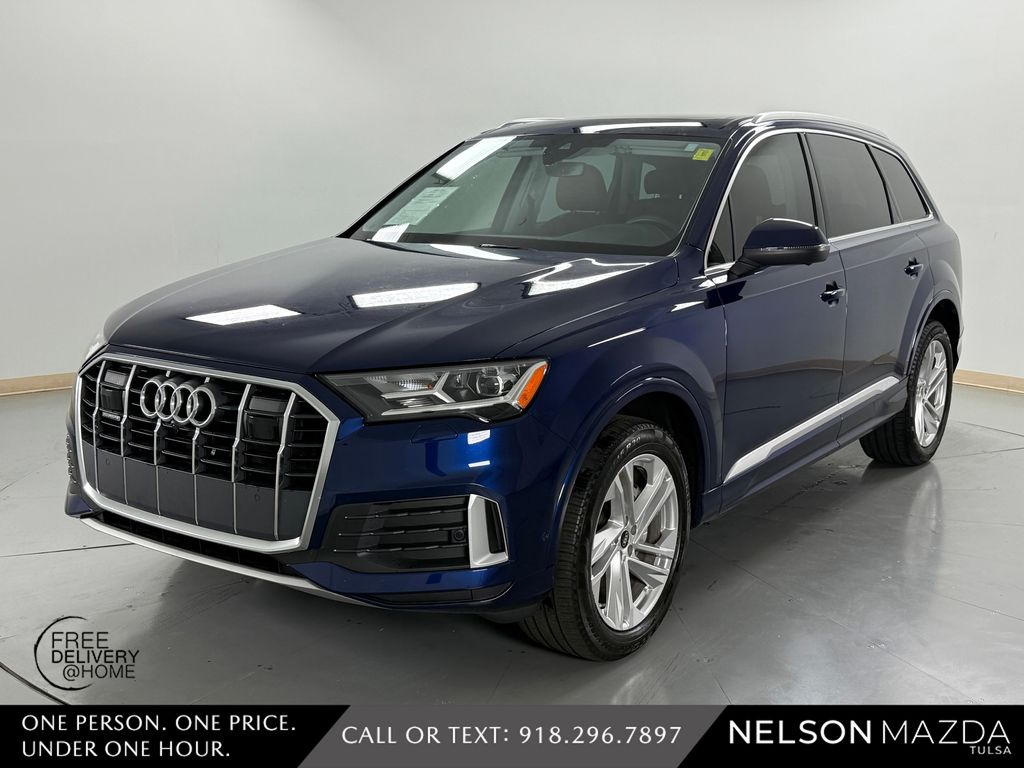 Blue 2023 Audi Q7 quattro Premium Plus 45 TFSI SUV / Crossover All-Wheel Drive 8-Speed Automatic
