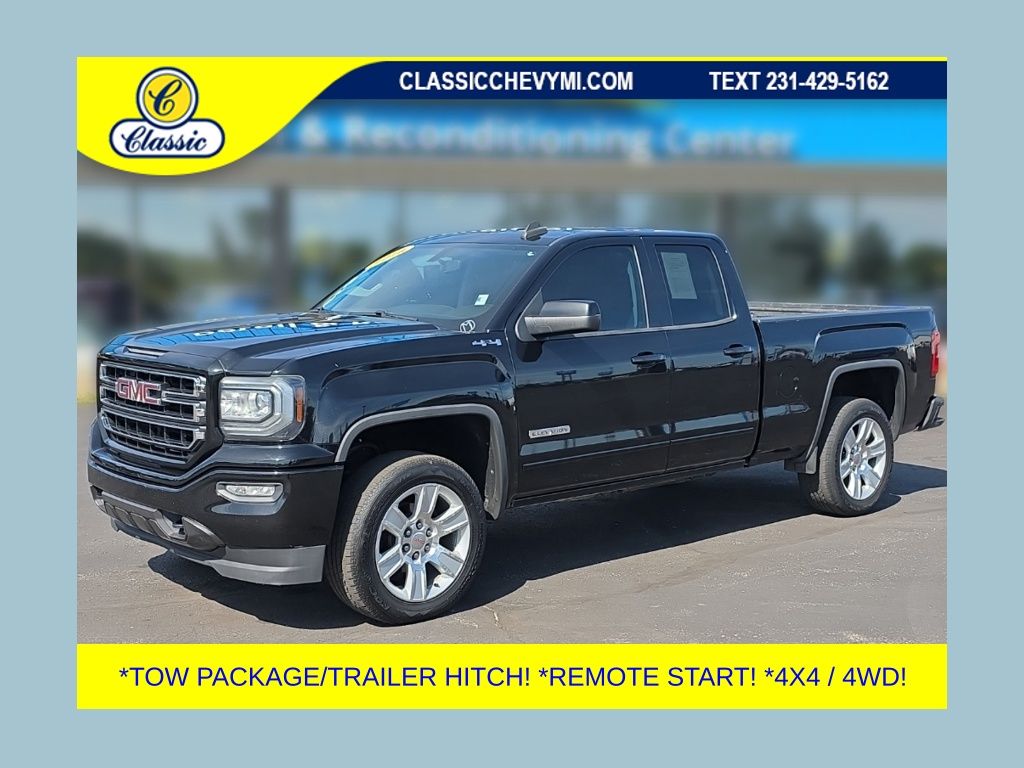 Onyx Black 2018 GMC Sierra 1500 Pickup Truck Four-Wheel Drive 6-Speed Automatic Overdrive