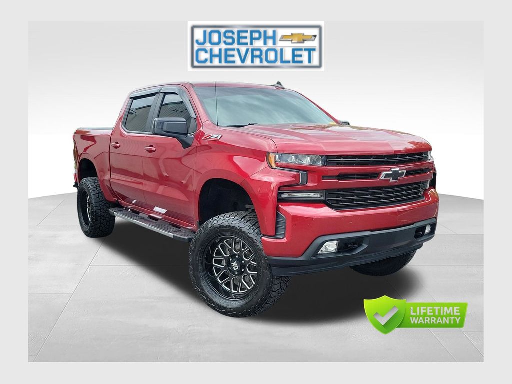 Red Tintcoat 2019 Chevrolet Silverado 1500 Pickup Truck Four-Wheel Drive 8-Speed Automatic