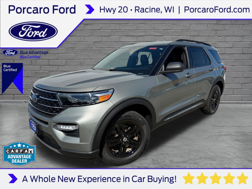 Silver Spruce Metallic 2020 Ford Explorer SUV / Crossover All-Wheel Drive Automatic