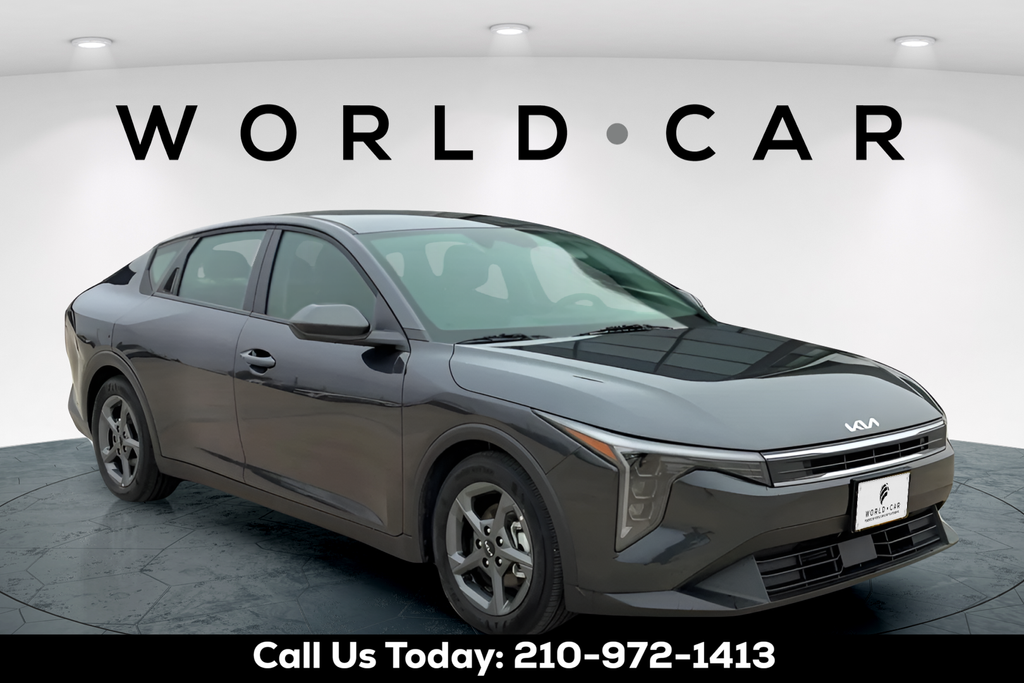 Interstellar Gray 2025 Kia K4 LXS FWD Sedan Front-Wheel Drive Continuously Variable Transmission