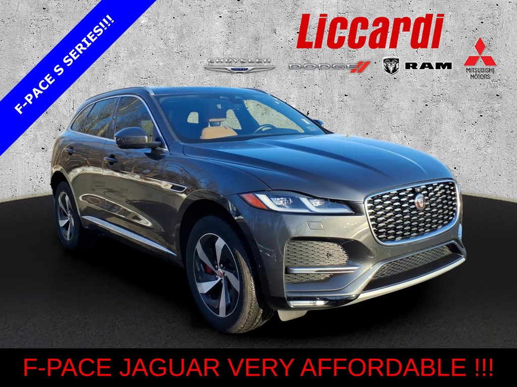 Carpathian Gray 2021 Jaguar F-PACE P340 S AWD SUV / Crossover All-Wheel Drive 8-Speed Automatic
