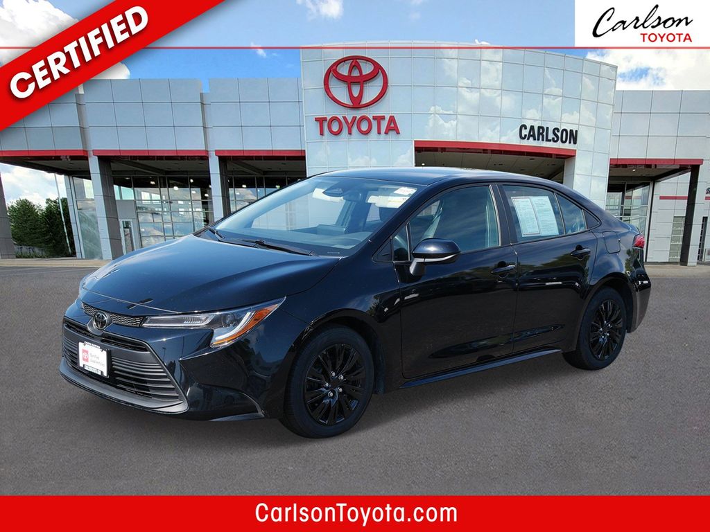Midnight Black Metallic 2024 Toyota Corolla Sedan Front-Wheel Drive Continuously Variable Transmission