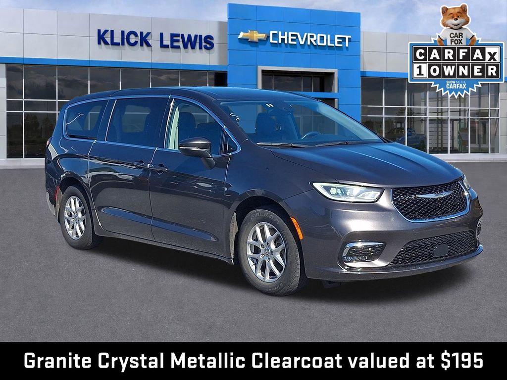 Gray (Granite Crystal Metallic Clearcoat) 2023 Chrysler Pacifica Touring L FWD Minivan Front-Wheel Drive 9-Speed Automatic