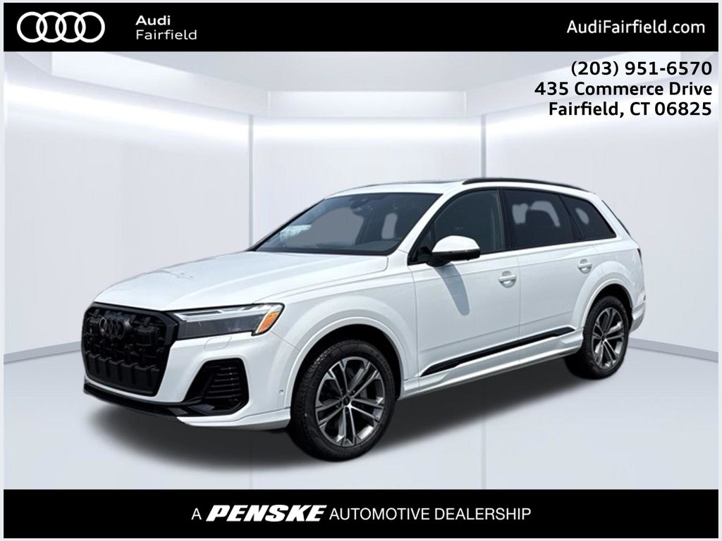 Glacier White Metallic 2026 Audi Q7 SUV / Crossover All-Wheel Drive 8-Speed Automatic