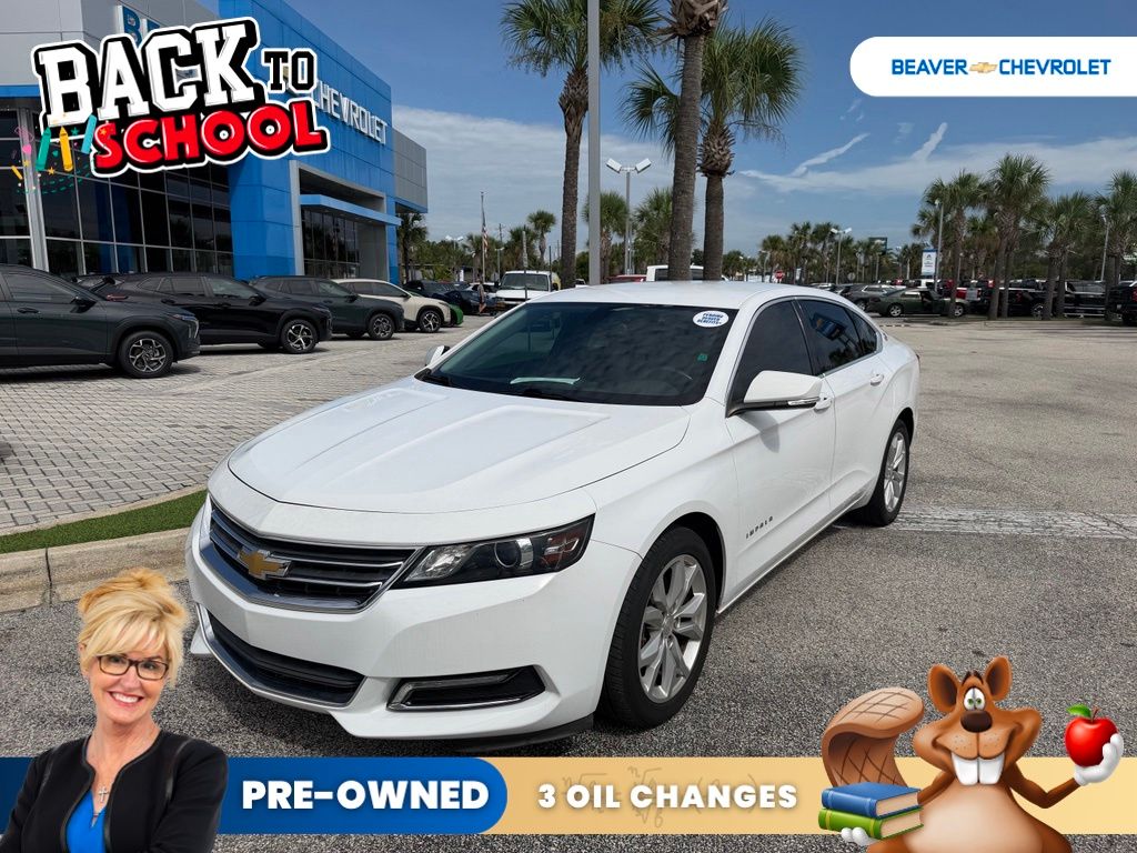 Summit White 2020 Chevrolet Impala Sedan Front-Wheel Drive 6-Speed Automatic Overdrive