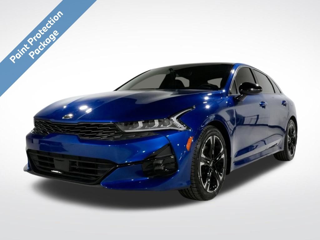 Sapphire Blue 2021 Kia K5 GT-Line FWD Sedan Front-Wheel Drive 8-Speed Automatic