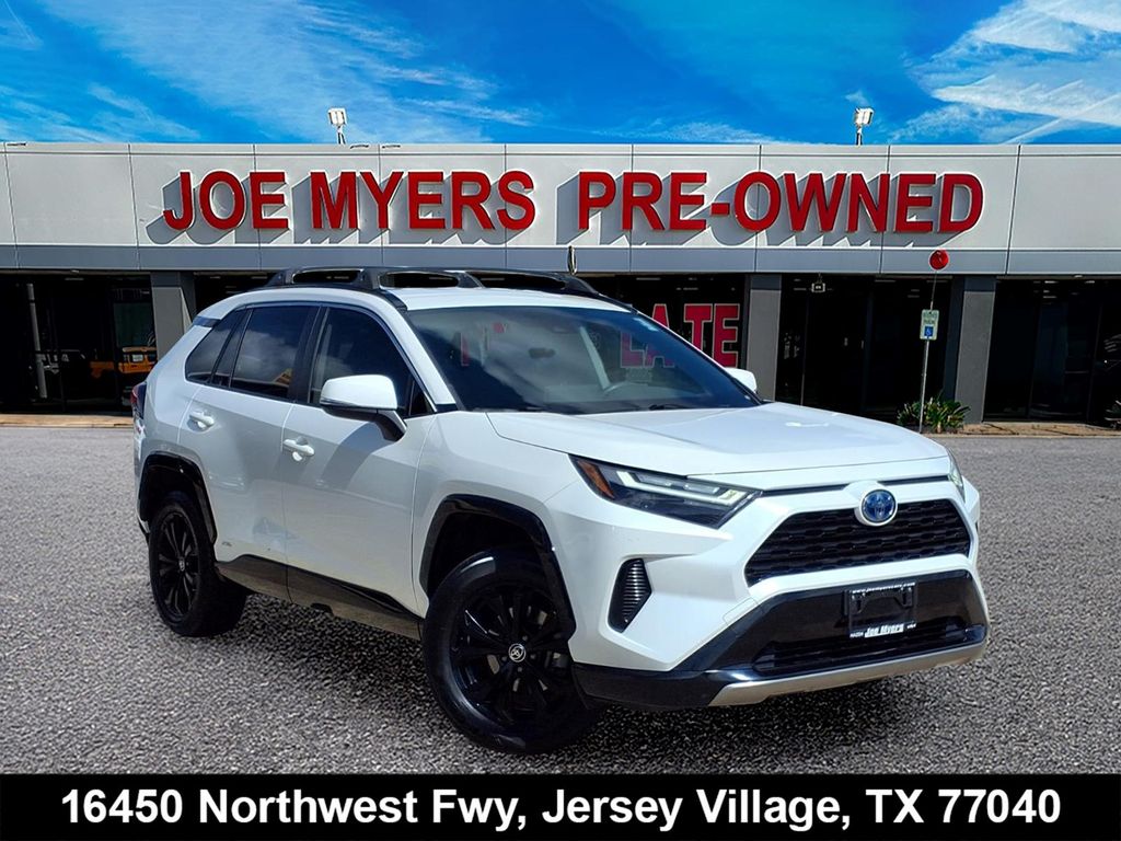 2022 Toyota RAV4 Hybrid SE White at Toyota of Victoria