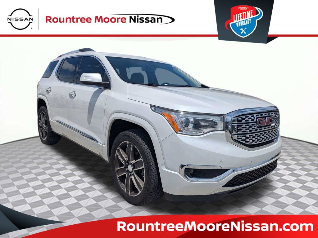 White Frost 2017 GMC Acadia Denali FWD SUV / Crossover Front-Wheel Drive 6-Speed Automatic