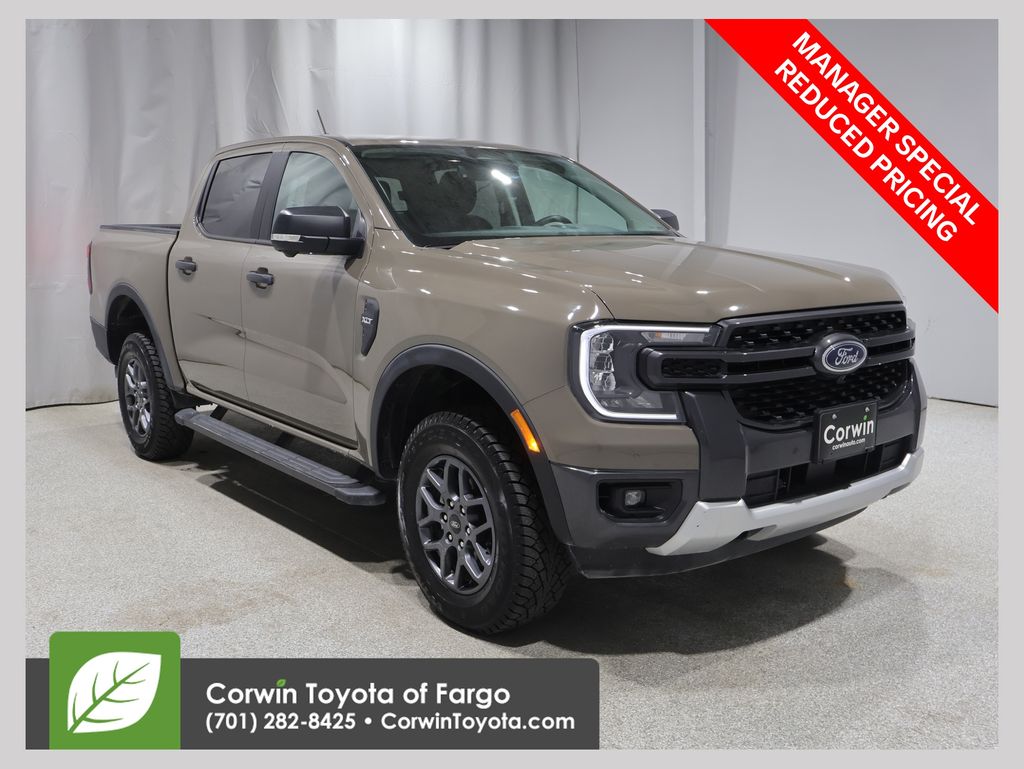 Marsh Gray 2025 Ford Ranger Pickup Truck Four-Wheel Drive Automatic