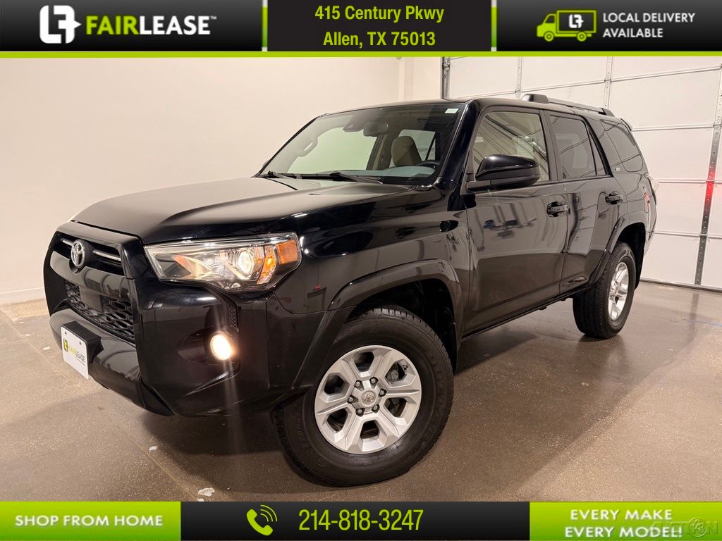 Midnight Black Metallic 2020 Toyota 4Runner SUV / Crossover Four-Wheel Drive 5-Speed Automatic Overdrive