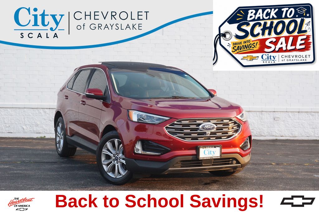 Red 2019 Ford Edge SUV / Crossover All-Wheel Drive 8-Speed Automatic