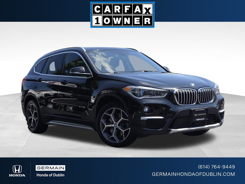 Jet Black 2018 BMW X1 SUV / Crossover All-Wheel Drive 8-Speed Automatic