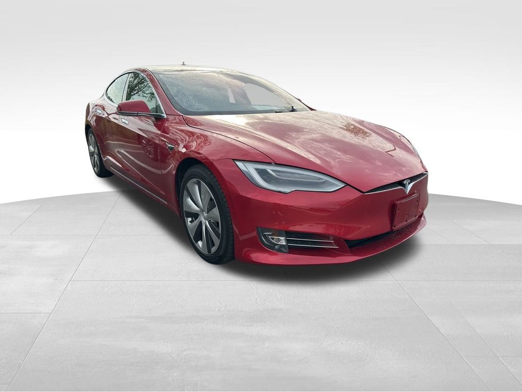 2020 Red Multi-Coat Tesla Model S Long Range AWD Hatchback