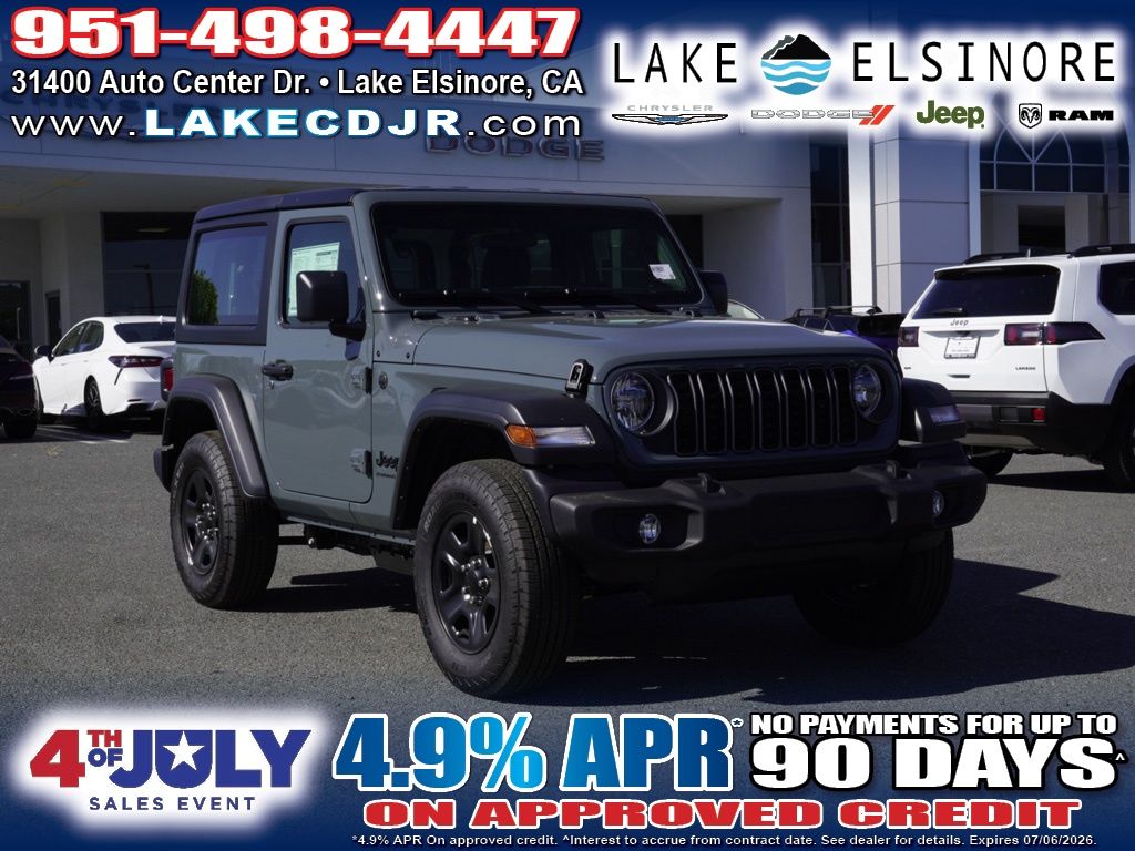 Anvil Clear Coat 2026 Jeep Wrangler SUV / Crossover Four-Wheel Drive 8-Speed Automatic