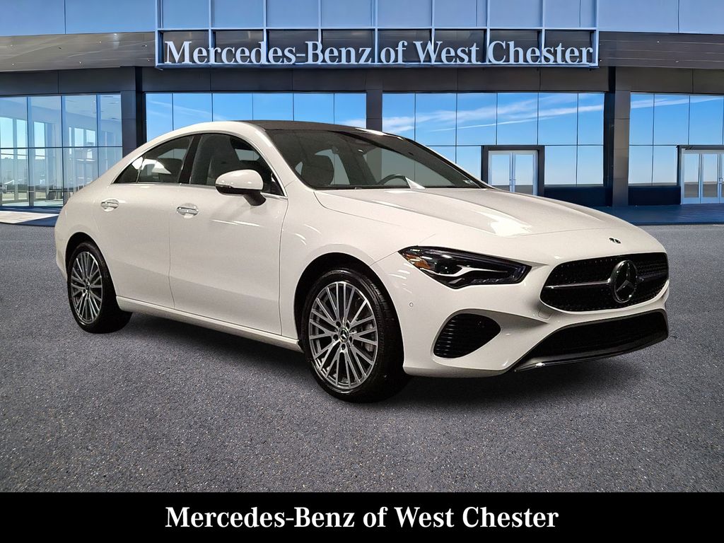 Polar White 2025 Mercedes-Benz CLA Coupe All-Wheel Drive 8-Speed Dual Clutch
